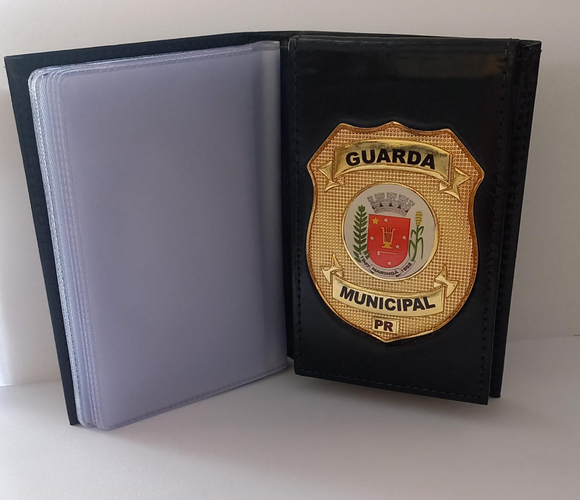 Carteira / Porta Funcional com Brasão Personalizável - Liso Estados - Carteiras, vista frontal
