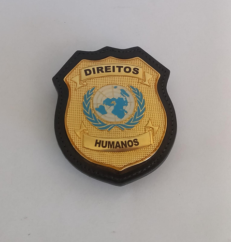 Distintivo / Bolachão - Personalizável ONU Direitos Humanos - Bolachoes, vista frontal