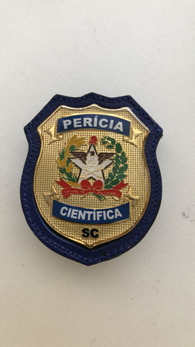 Distintivo / Bolachão Personalizável Brasão Santa Catarina - SC - Bolachoes, vista frontal